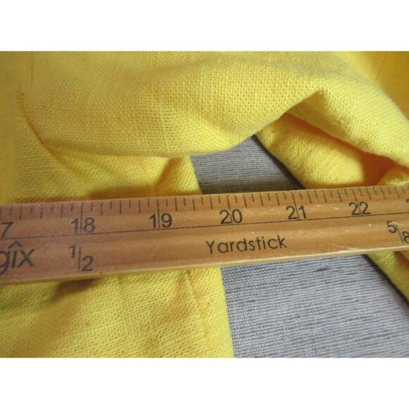 Adolfo Royalty Collection Blazer Womens S Butter Yellow Oversized Jacket 90s Y2K - Picture 9 of 10